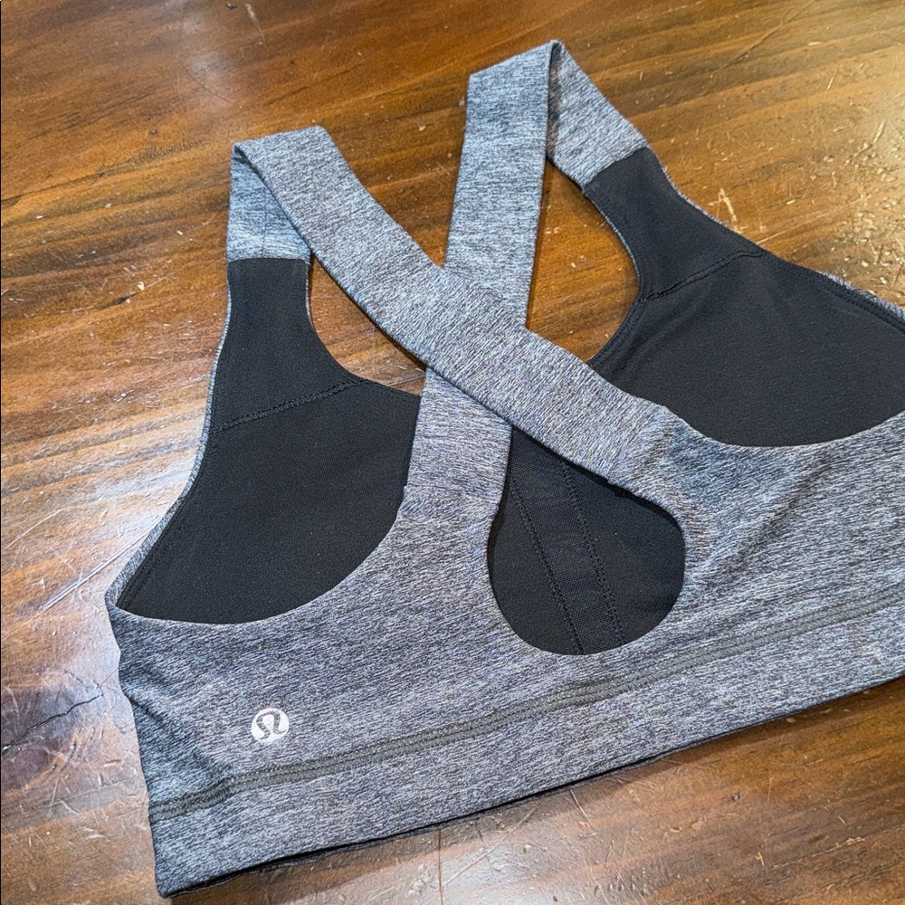 LULULEMON GRAY SPORTS BRA🌸